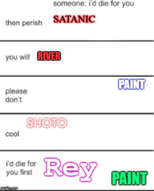 so yah. | RIVER | made w/ Imgflip meme maker