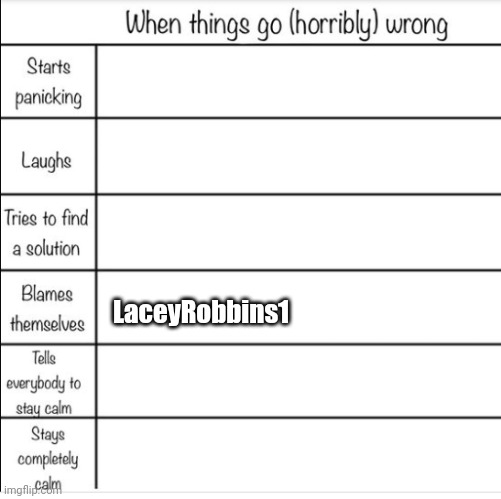 Because Why Not | LaceyRobbins1 | image tagged in when things go horribly wrong | made w/ Imgflip meme maker