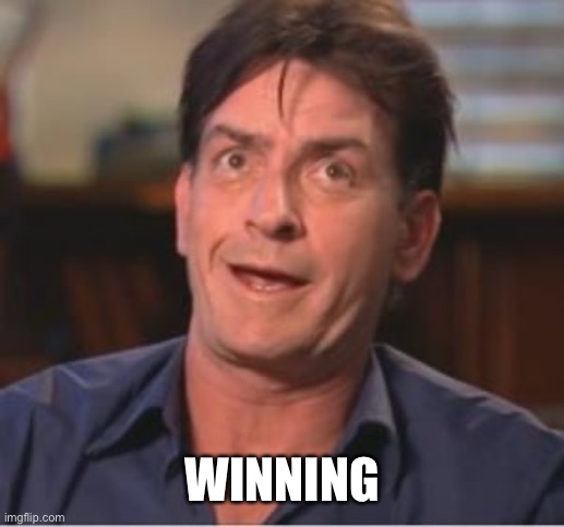 Charlie Sheen | WINNING | image tagged in charlie sheen | made w/ Imgflip meme maker