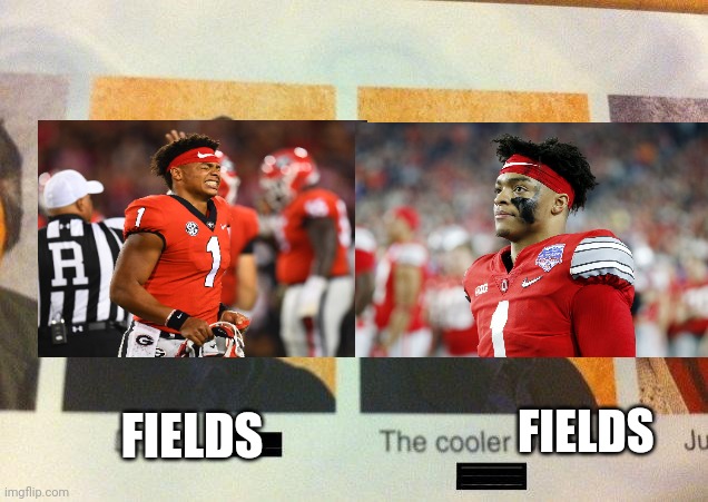 Georgia we not giving him back | FIELDS; FIELDS | image tagged in the cooler daniel | made w/ Imgflip meme maker