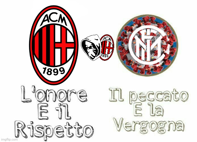 Differenza entre il Milan e l'Inter (Foto da Curva Sud Milano) | image tagged in memes,ac milan,inter | made w/ Imgflip meme maker
