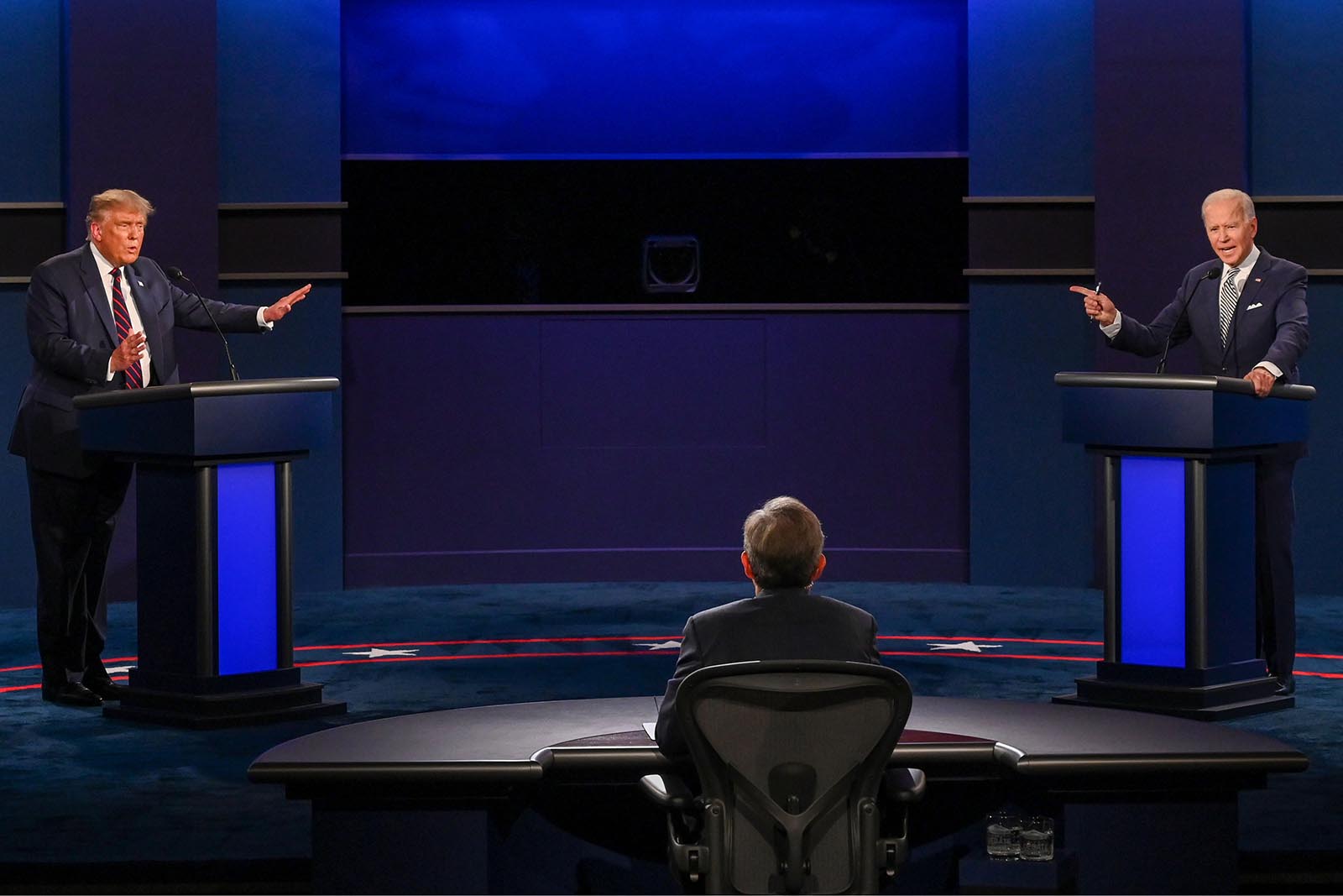 High Quality 2020 Presidential Debate Blank Meme Template