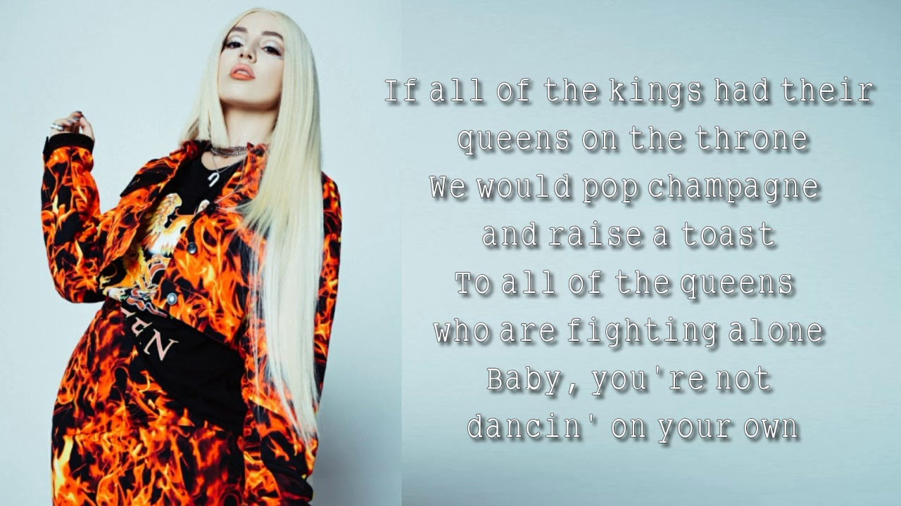 High Quality Ava Max Kings & Queens Blank Meme Template