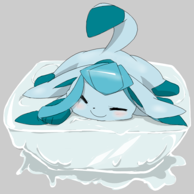 Glaceon ice cube Blank Meme Template