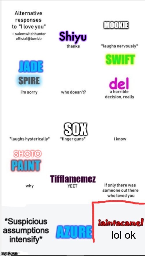 . | Shiyu | made w/ Imgflip meme maker