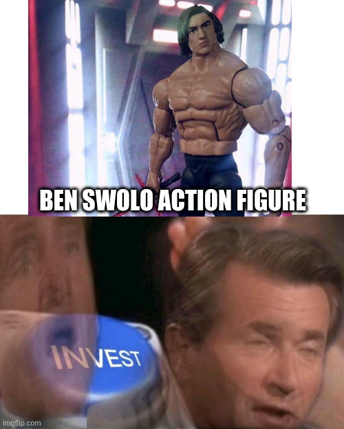 Lookin swole af lol lmao | BEN SWOLO ACTION FIGURE | image tagged in invest,ben swolo,star wars,useless stuff | made w/ Imgflip meme maker