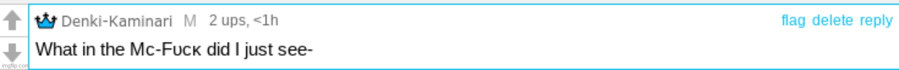 Another template cause yes | image tagged in denki what in the mc-fuck did i just see | made w/ Imgflip meme maker