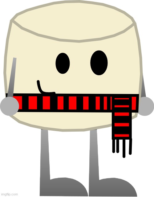 Mixmellow's finally wearing a scarf | image tagged in mixmellow,dannyhogan200,ocs | made w/ Imgflip meme maker