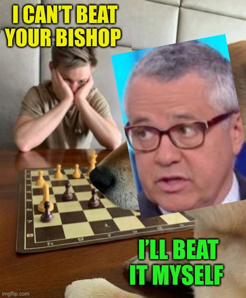 Chess doge | I CAN’T BEAT YOUR BISHOP I’LL BEAT IT MYSELF | image tagged in chess doge | made w/ Imgflip meme maker