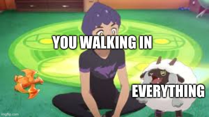 Wooloo | YOU WALKING IN EVERYTHING | image tagged in wooloo | made w/ Imgflip meme maker