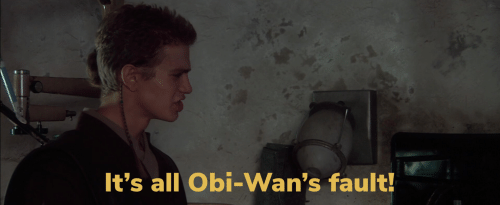 It's all Obi-Wan's fault! Blank Meme Template