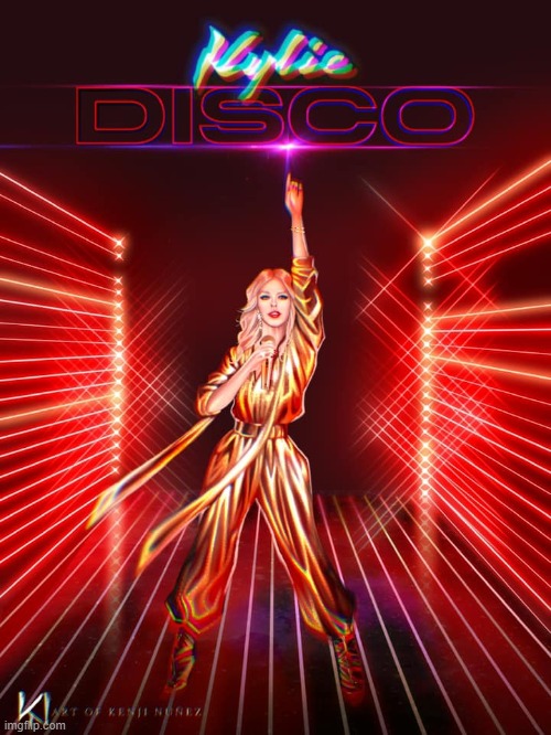 Disco fan art | image tagged in kylie disco fan art,disco,fan art | made w/ Imgflip meme maker