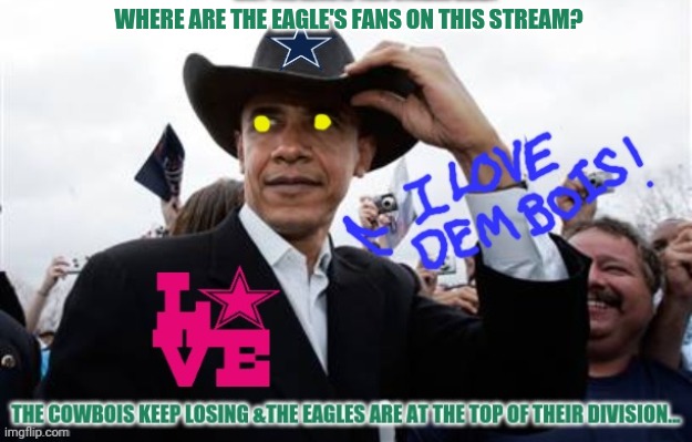 Eagles vs Cowboys | WHERE ARE THE EAGLE'S FANS ON THIS STREAM? | image tagged in philadelphia eagles,dallas cowboys,nfl football,dallas,sucks | made w/ Imgflip meme maker