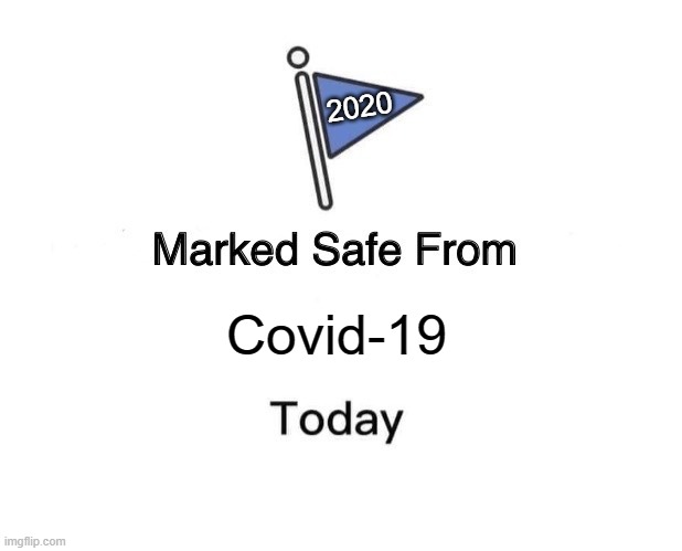 Stay home and be safe | 2020; Covid-19 | image tagged in memes,marked safe from | made w/ Imgflip meme maker