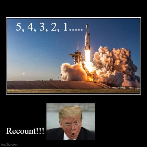 recount | image tagged in funny,demotivationals | made w/ Imgflip demotivational maker