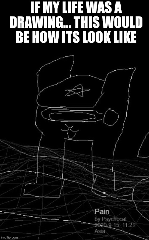 IF MY LIFE WAS A DRAWING... THIS WOULD BE HOW ITS LOOK LIKE | image tagged in filibuster painstructa,filibuster,painstructa,filibuster pain,structa | made w/ Imgflip meme maker
