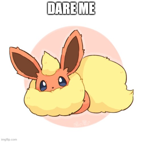 if i decline smack me | DARE ME | image tagged in too much floof | made w/ Imgflip meme maker