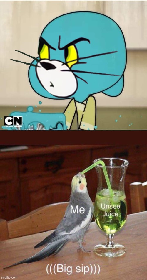What in the ever loving heck did I just see | image tagged in the amazing world of gumball,tom and jerry,unsee juice | made w/ Imgflip meme maker