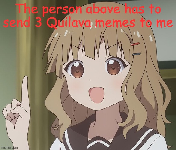 Give the Quilava memes | The person above has to send 3 Quilava memes to me | image tagged in the person above me | made w/ Imgflip meme maker