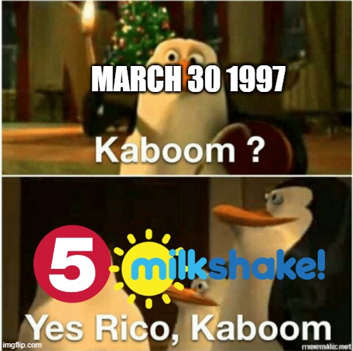 Kaboom? Yes Rico, Kaboom. | MARCH 30 1997 | image tagged in kaboom yes rico kaboom | made w/ Imgflip meme maker