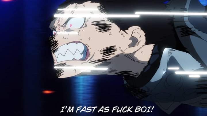 High Quality Iida I'm fast as fuck boi Blank Meme Template