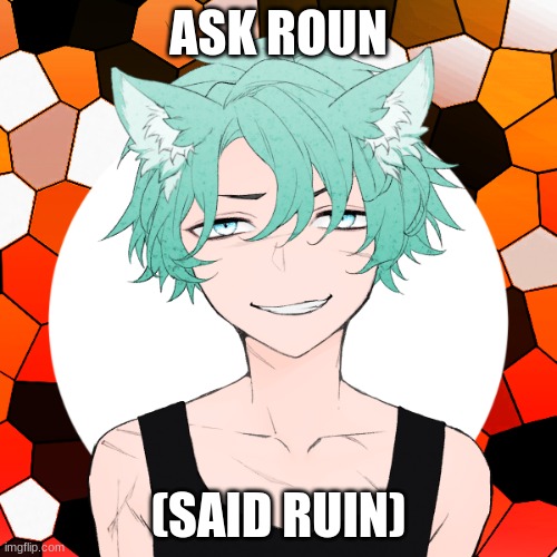 ASK ROUN; (SAID RUIN) | made w/ Imgflip meme maker