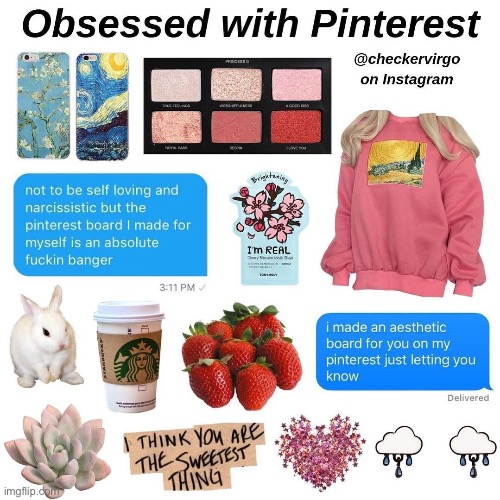 Me who’s obsessed with Pinterest but I’m 1000000% not like this | made w/ Imgflip meme maker