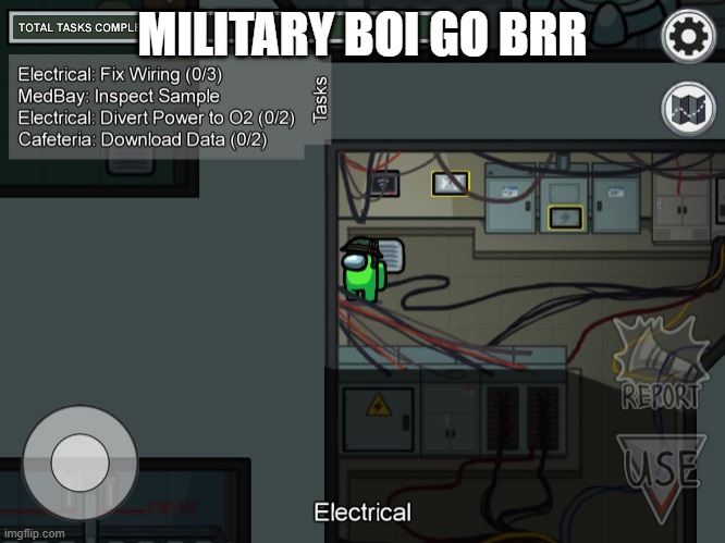 I SERVE THE MILITARY | MILITARY BOI GO BRR | made w/ Imgflip meme maker
