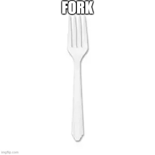 fork | FORK | image tagged in meme,funny meme,memes,fun,help me,fork | made w/ Imgflip meme maker