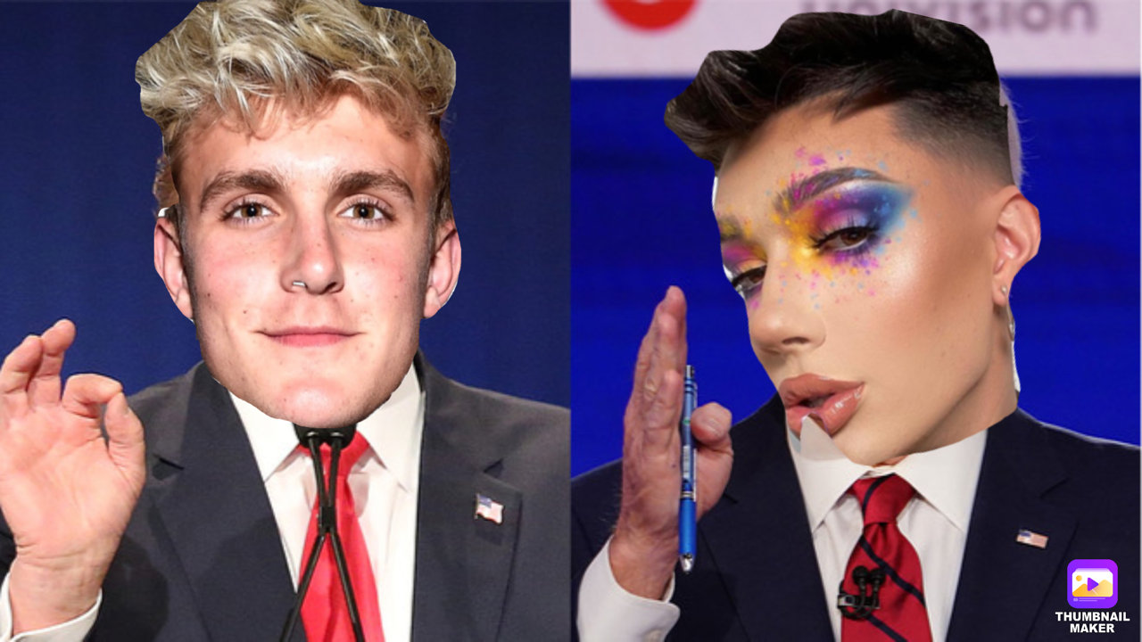 James Charles v. Logan Paul Blank Meme Template