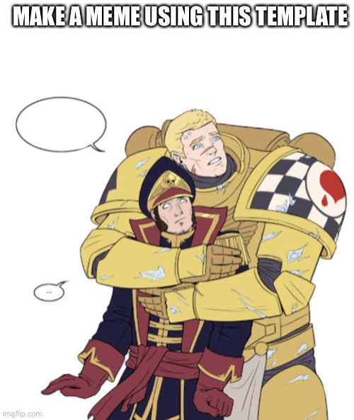 It’s called lamenter hugging commissar for your information | MAKE A MEME USING THIS TEMPLATE | image tagged in lamenter hugging commissar | made w/ Imgflip meme maker