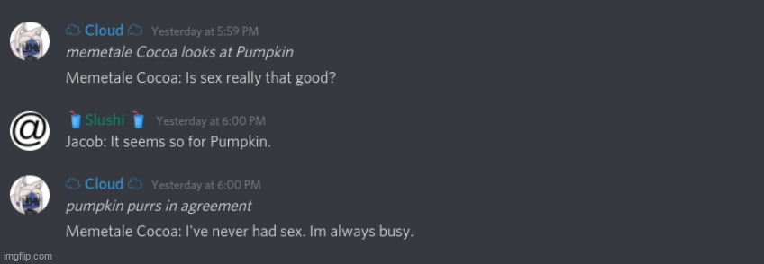 A matter of time (Discord Roleplay series)-Part One | made w/ Imgflip meme maker