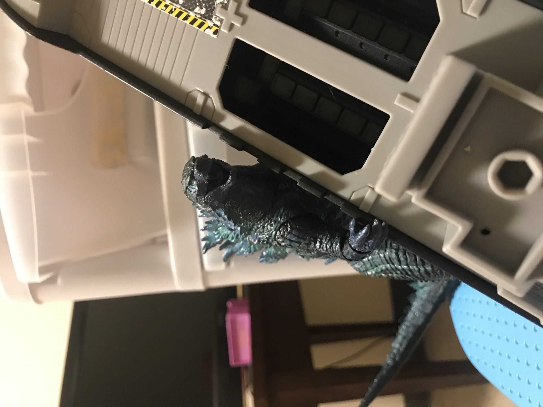 Godzilla has heard what he needs to hear Blank Meme Template