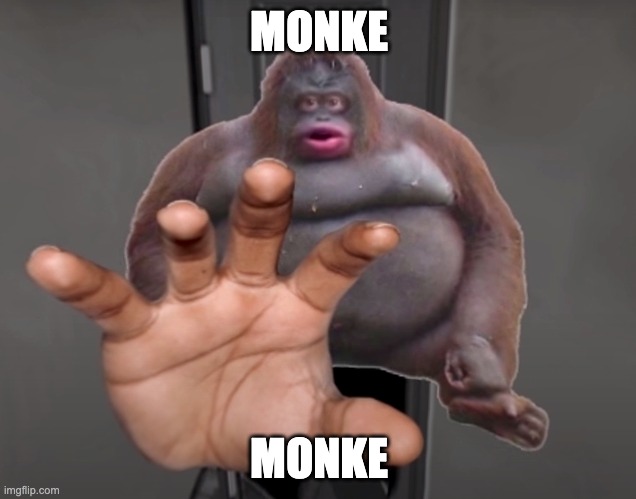 MONKE; MONKE | made w/ Imgflip meme maker