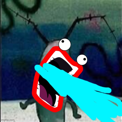 Plankton gets served | image tagged in plankton gets served | made w/ Imgflip meme maker