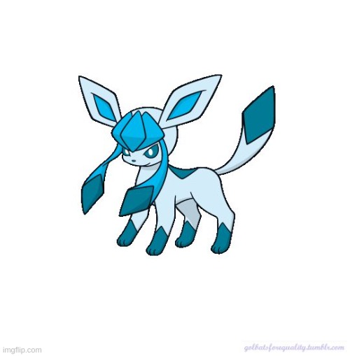 Asexual Glaceon | image tagged in asexual glaceon | made w/ Imgflip meme maker