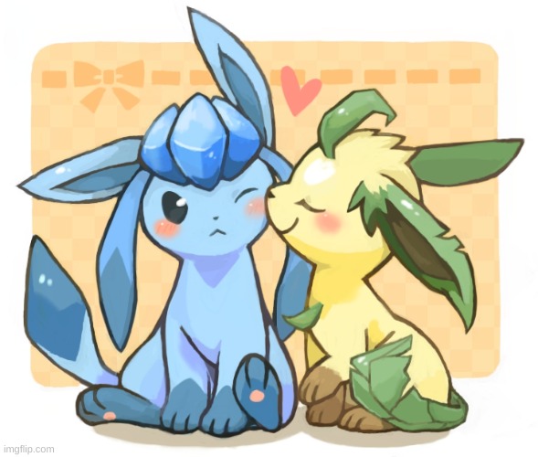 Glaceon x leafeon 3 | image tagged in glaceon x leafeon 3 | made w/ Imgflip meme maker