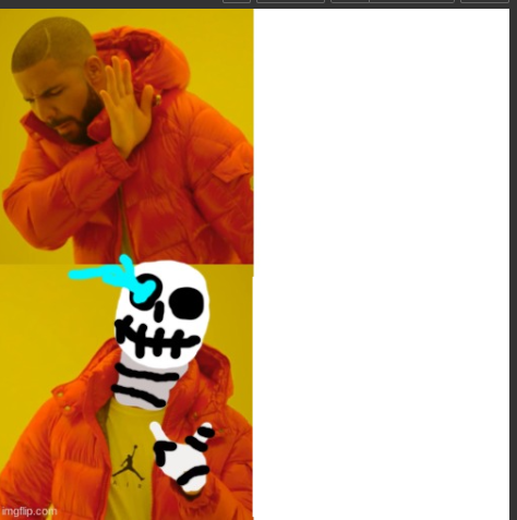 High Quality Sans hotline bling Blank Meme Template