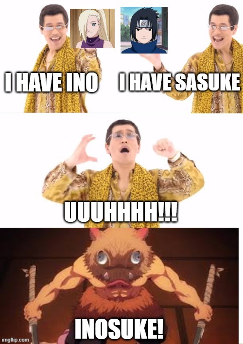 inosukes birth | image tagged in anime | made w/ Imgflip meme maker