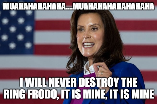 Ring of Power | image tagged in whitmer tag | made w/ Imgflip meme maker