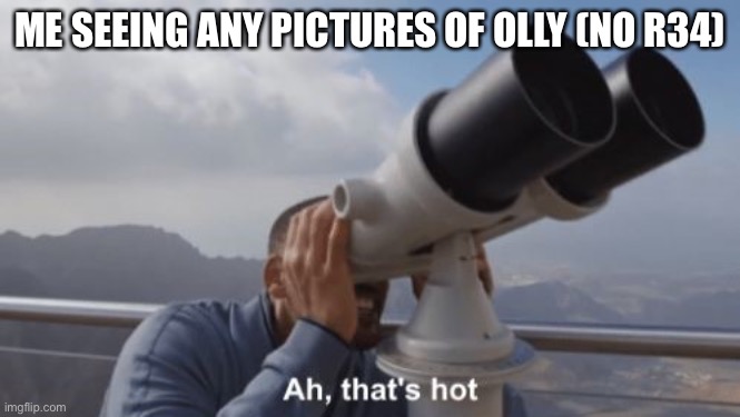 I hate r34 of my favorite characters | ME SEEING ANY PICTURES OF OLLY (NO R34) | image tagged in olly is hot | made w/ Imgflip meme maker