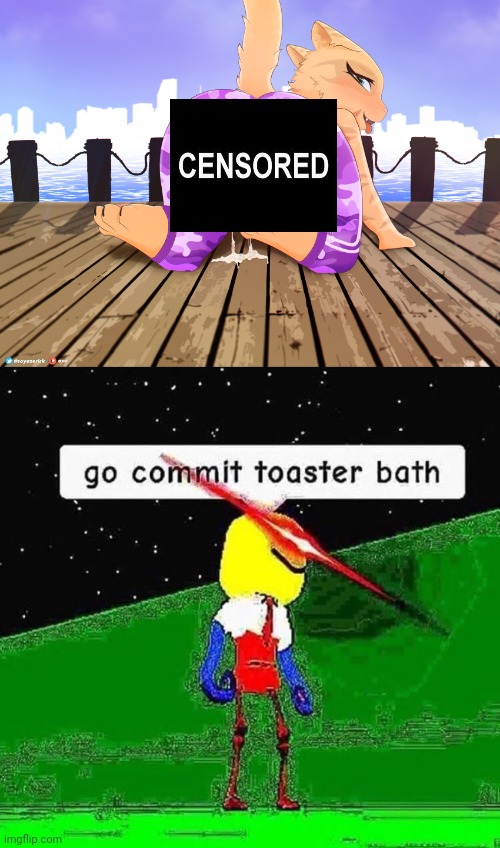 FOR A LOVE OF GOD WHY TIKTOK (even through I still hate tiktok) | image tagged in go commit toaster bath,tiktok | made w/ Imgflip meme maker