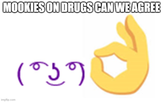 MOOKIES ON DRUGS CAN WE AGREE | made w/ Imgflip meme maker