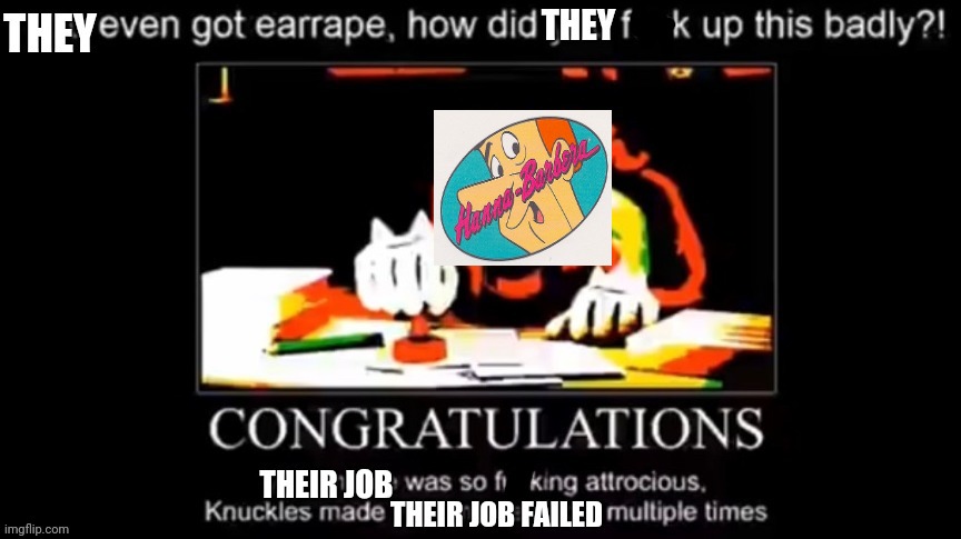 Knuckles Meme Illegal (Failing Job) | image tagged in knuckles meme illegal failing job | made w/ Imgflip meme maker