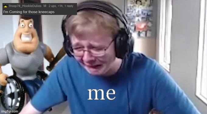 CallMeCarson Crying Next to Joe Swanson | me | image tagged in callmecarson crying next to joe swanson | made w/ Imgflip meme maker