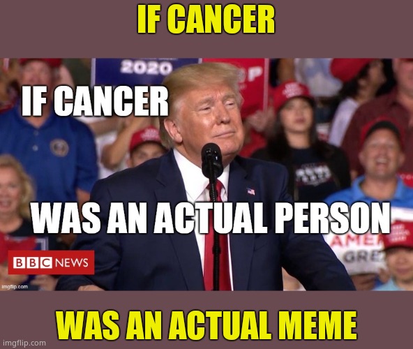 IF CANCER WAS AN ACTUAL MEME | made w/ Imgflip meme maker