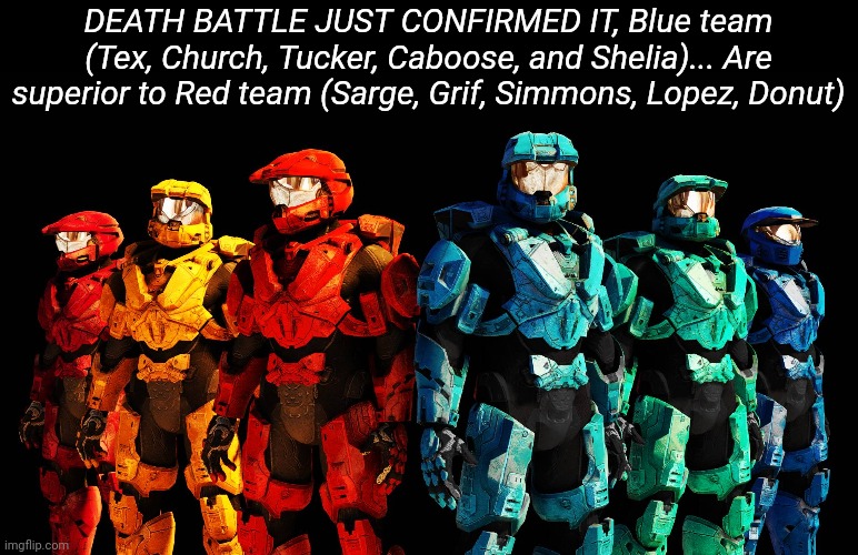 red vs blue tex and church