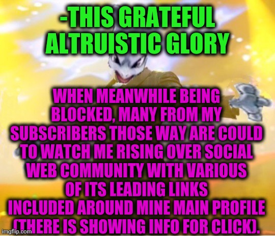 -Older Pokemon. | WHEN MEANWHILE BEING BLOCKED, MANY FROM MY SUBSCRIBERS THOSE WAY ARE COULD TO WATCH ME RISING OVER SOCIAL WEB COMMUNITY WITH VARIOUS OF ITS LEADING LINKS INCLUDED AROUND MINE MAIN PROFILE (THERE IS SHOWING INFO FOR CLICK). -THIS GRATEFUL ALTRUISTIC GLORY | image tagged in alien suggesting space joy,rhett and link,profile picture,blocked,top users,social more media | made w/ Imgflip meme maker