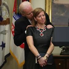 Biden smells secretary Blank Meme Template