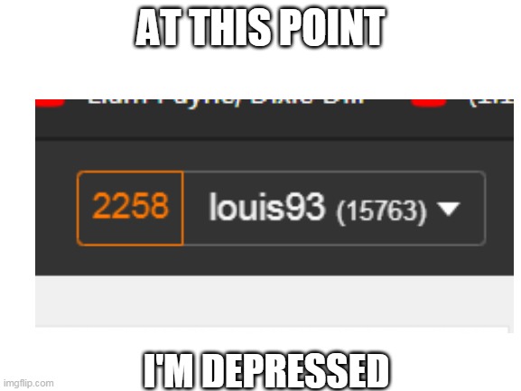 depression | AT THIS POINT; I'M DEPRESSED | image tagged in depression | made w/ Imgflip meme maker
